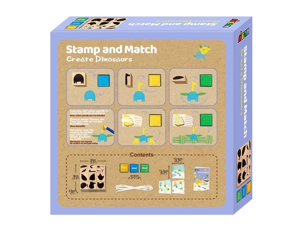 Stamp & Match Dino's