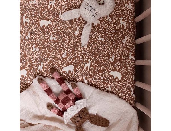 Knuffel konijn sienna check pyjama