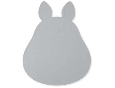 Placemat bunny blue