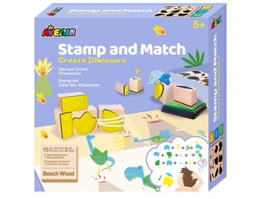 Stamp & Match Dino's